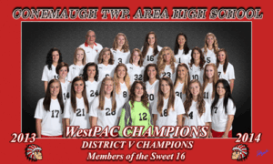 Conemaugh TWP. Area High School 2013-2014 WestPAC Champions District V Champions Members of the Sweet 16