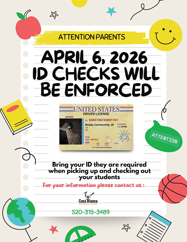 ID Checks will be enforced flyer