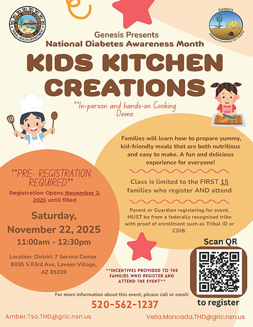 Kids Kitchen Creations flyer