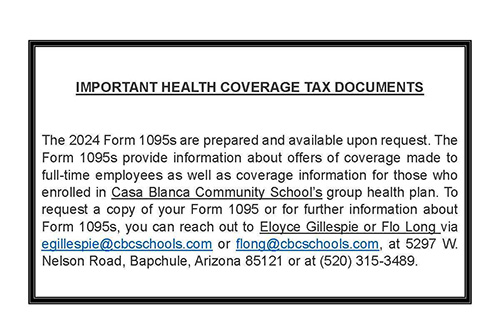 IRS Form 1095 C Posting