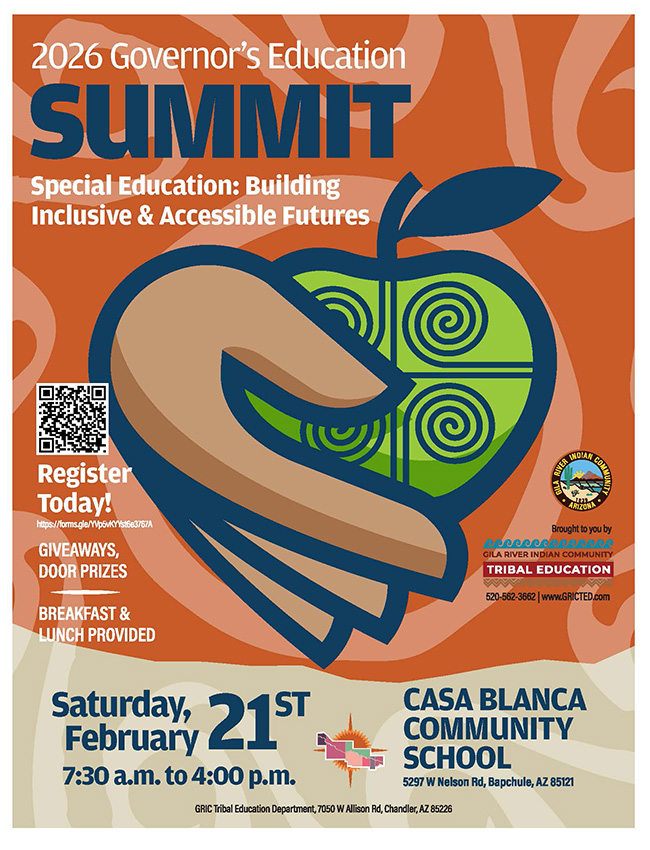 2026 Governor's Education Summit Registration Flyer