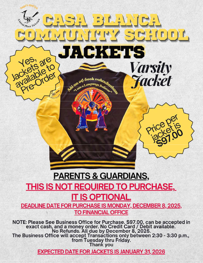 Varsity Jacket flyer
