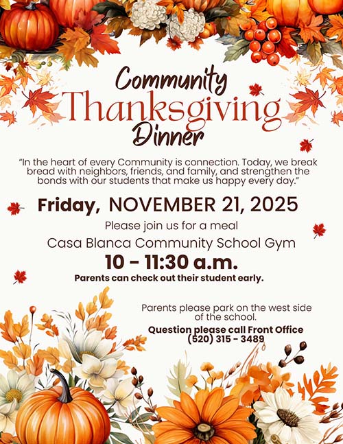 Community Thanksgiving Dinner