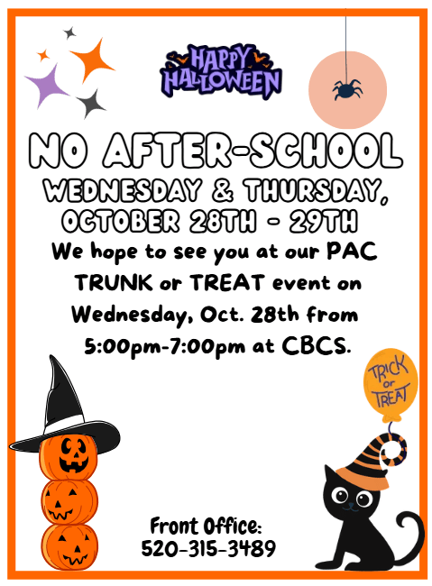 No After-School Flyer