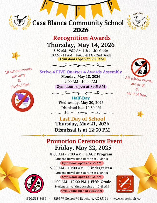 CBCS 2026 Recognition Awards Flyer