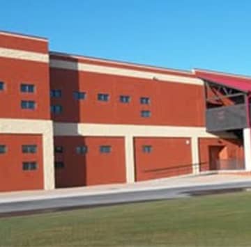 the outside of the school