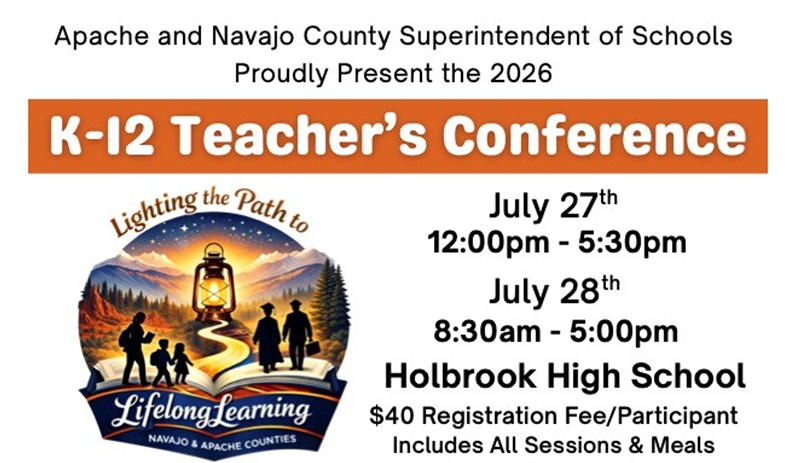 K-12 Teacher's Conference on July 27, 2026 flyer