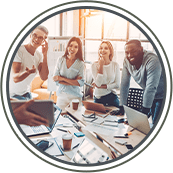 group of board members around the table