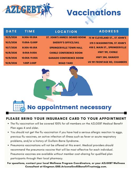 Vaccinations flyer