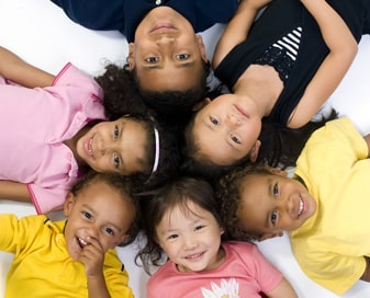 Group of students in a circle