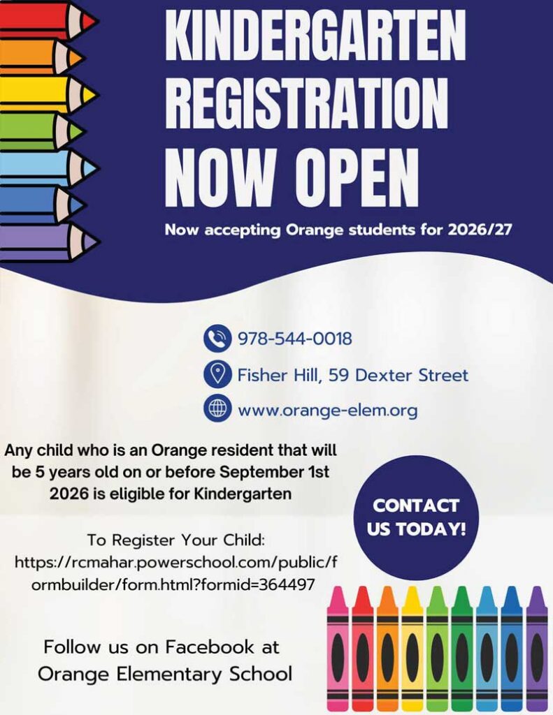 Kindergarten Registration flyer