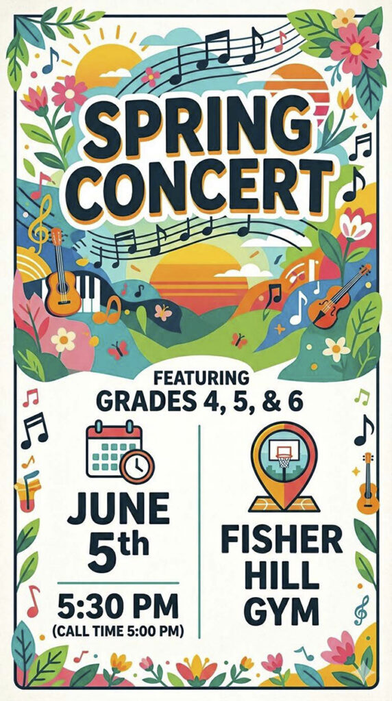 Spring Concert flyer
