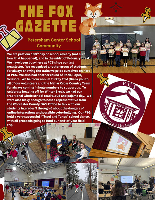 The Fox Gazette cover for February 2026