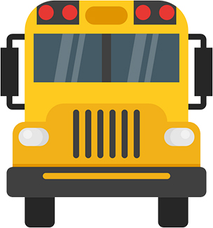Drawing of a yellow school bus