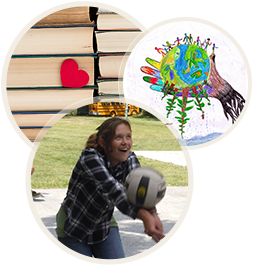 girl playing volleyball