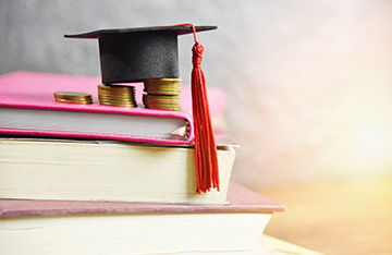 Financial aid concept