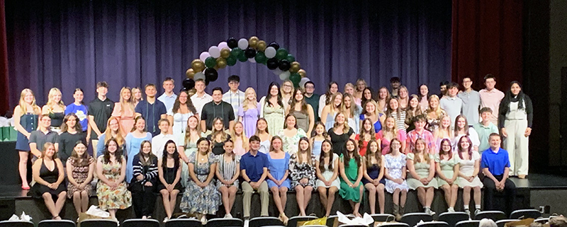 Group photo of students for 2025 Mission Academy Dubbing Ceremony