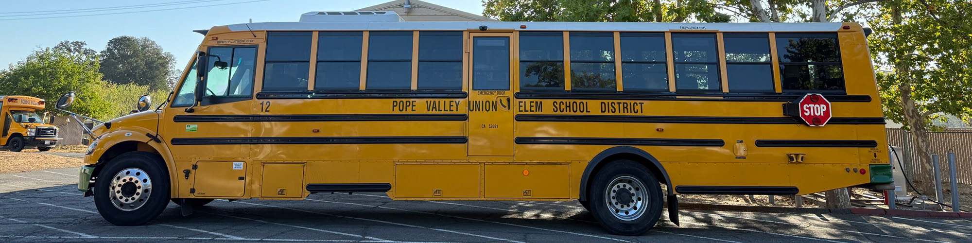 Pope Valley Union Elementary School Bus