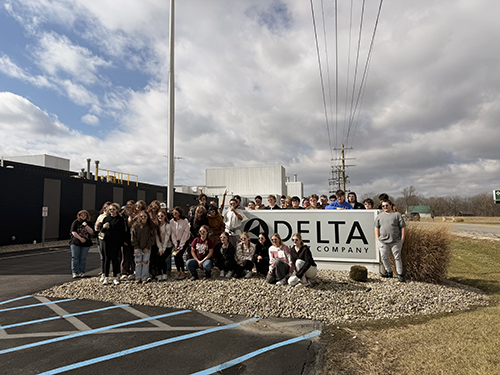 Sophomore students from North and South Decatur visiting a DELTA plant