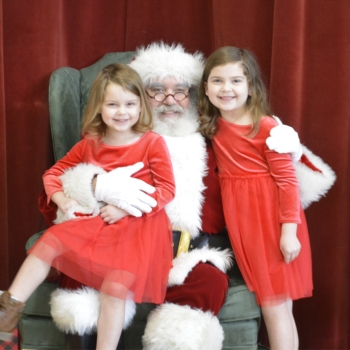 student and nun speaking