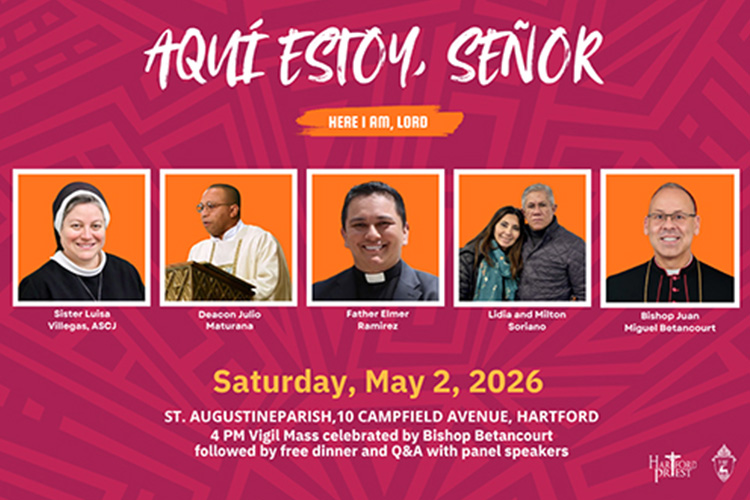 Latino Vocation Discernment Night flyer