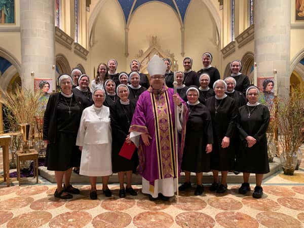 Group of sisters at Cathedral of the Sacred Heart in Pensacola, FL