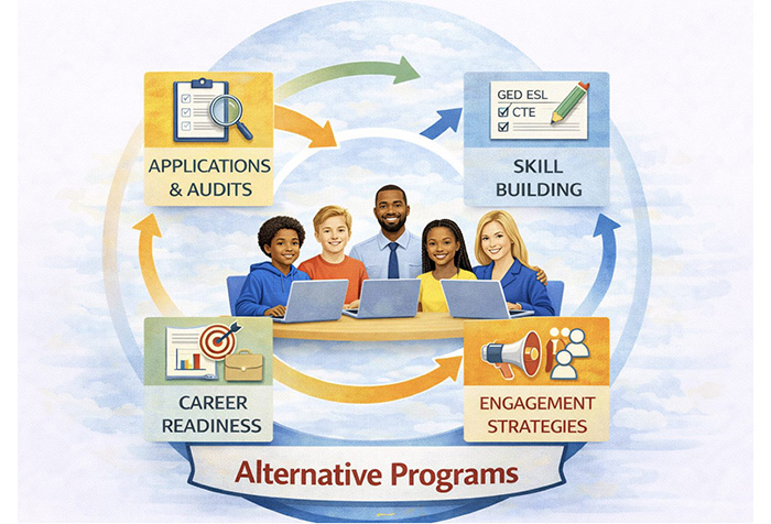 Alternative Programs (Career Readiness, Applications & Audits, Skill Building, Engagement Strategies)