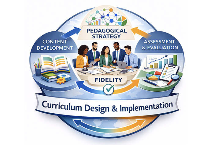 Curriculum Design & Implementation (Pedagogical Strategy, Assessment & Evaluation, Content Development)