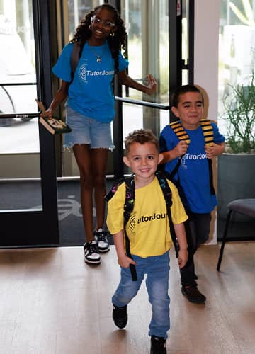 Students walking into school