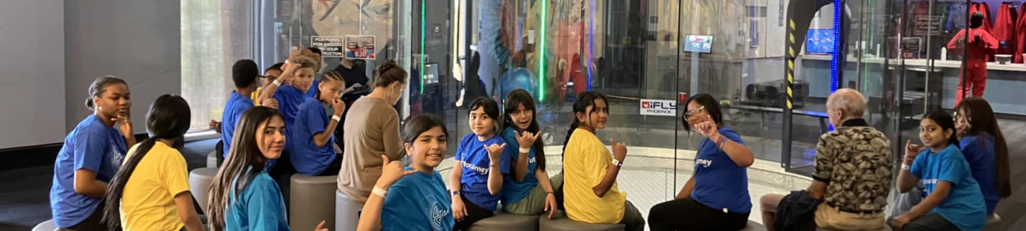 Students sitting together