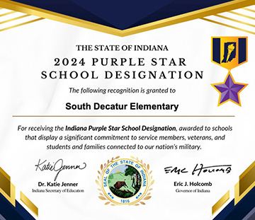 Purple Star Certificate