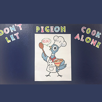 Don't let pigeon cook alone