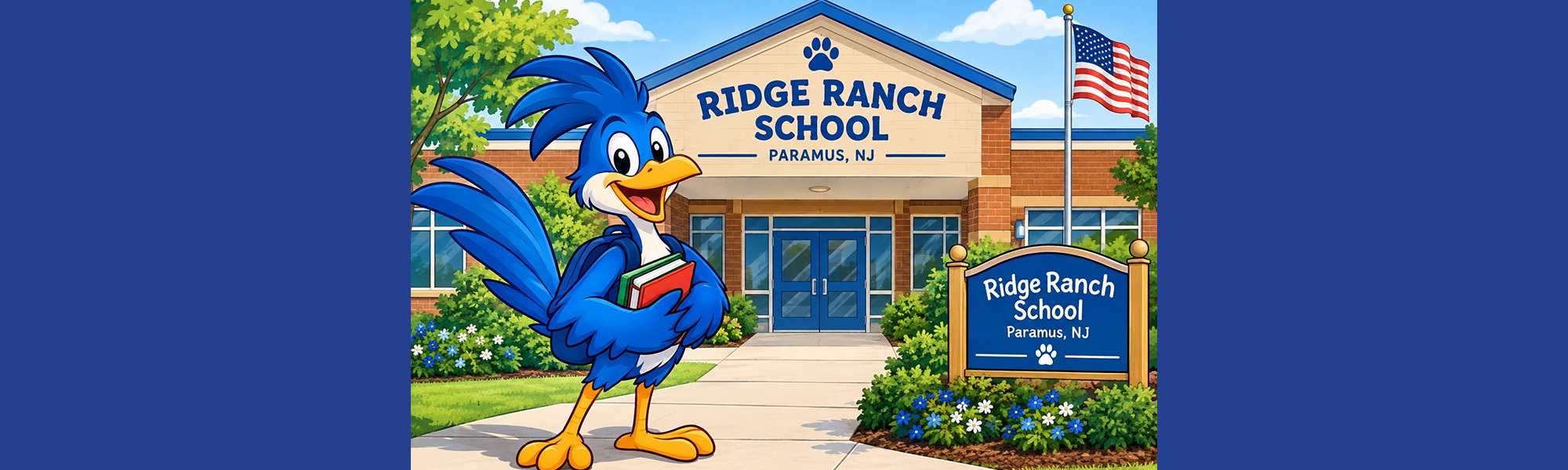 Mascot attending Ridge Ranch School