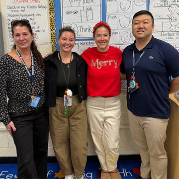 Drawing of a tree with books as leaves