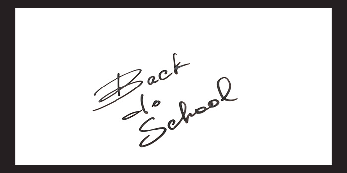 Back to School