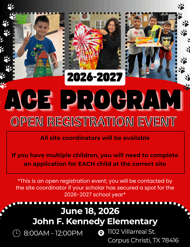 2026–2027 ACE Registration Flyer