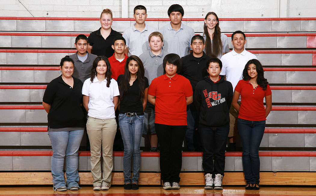 Yearbook club group photo