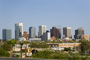 View of downtown Phoenix