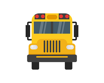 Drawing of a school bus