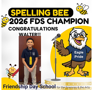 Spelling Bee 2026 FDS Champion Congratulations Walter!