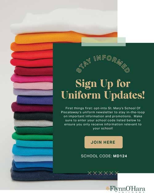 Flynn O'Hara uniform updates flyer
