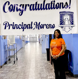 Congratulations Principal Moreno