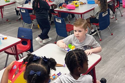 Pre-kindergarten class in session