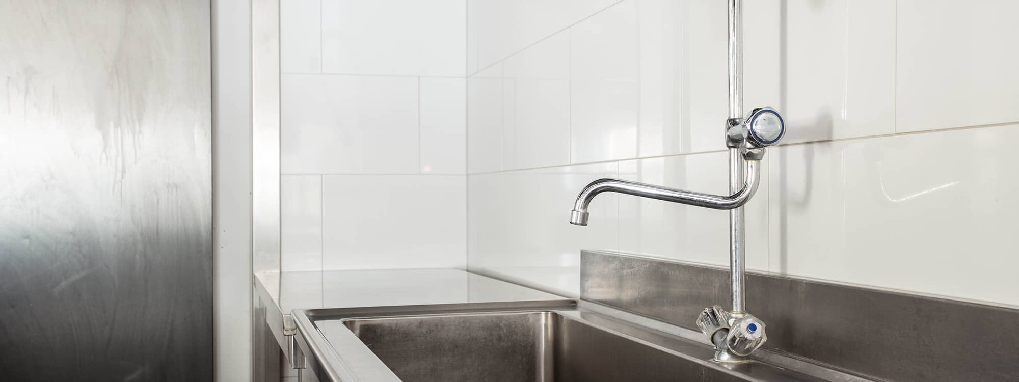 commercial kitchen sink