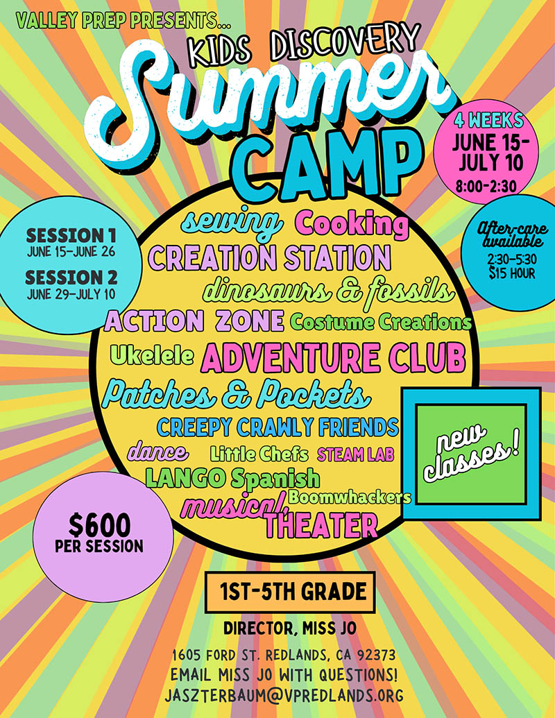 Kids Discovery Summer Camp flyer