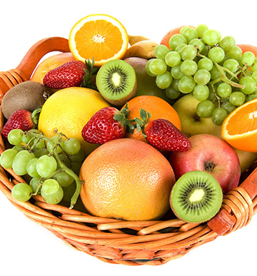 A basket of fruit