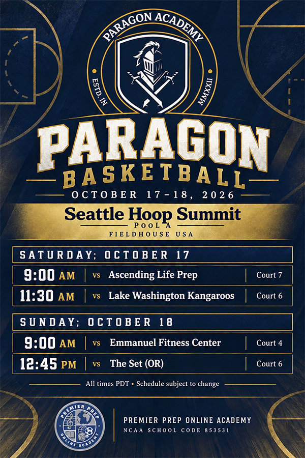 Paragon Basketball Schedule