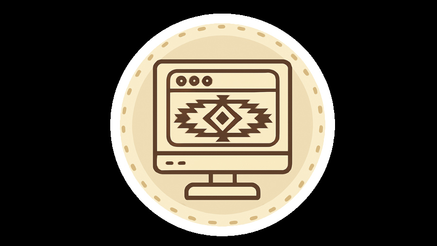 Drawing of a new Navajo inspired school website