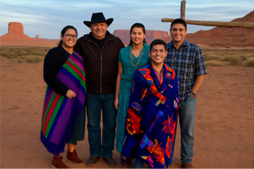 Navajo family