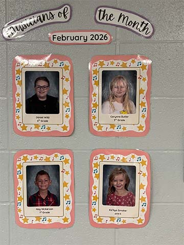 February musicians of the month